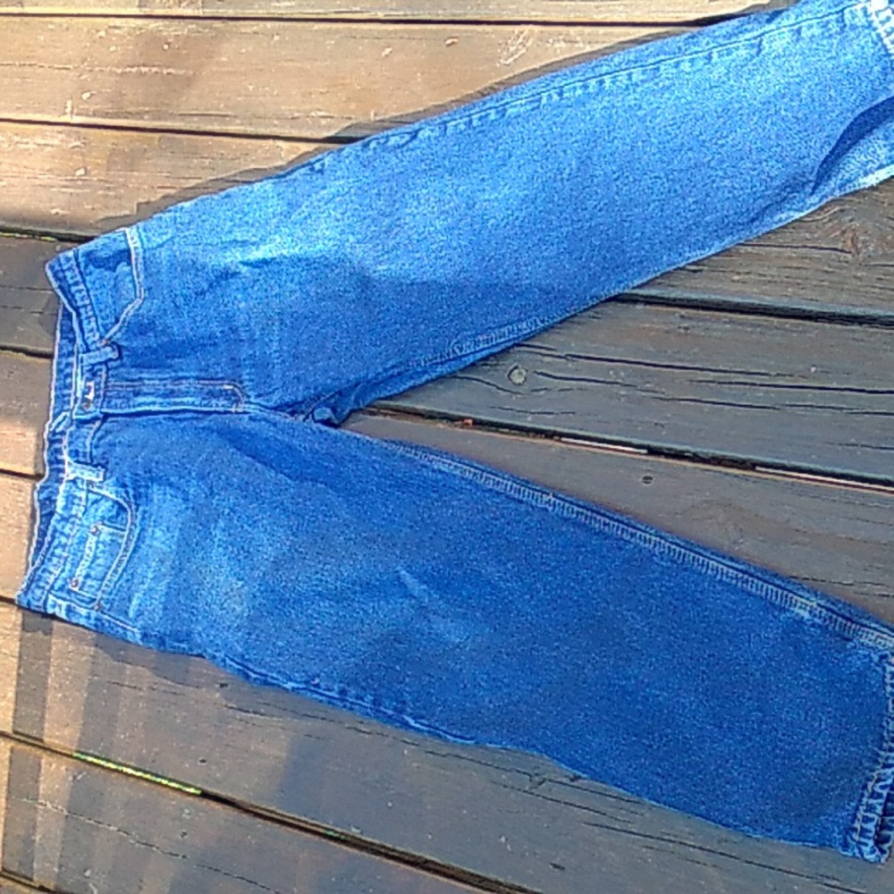 🏞️ Flannel lined Denim JEANS Sz 3
